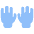 Raised Hands Icon from Plump Flat Set