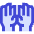 Raised Hands Icon from Sharp Duo Set