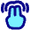 Two Finger Double Tap Icon from Plump Pop Set