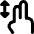 Two Finger Drag Vertical Icon from Core Remix Set