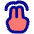 Two Finger Tap Icon from Plump Pop Set