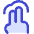 Two Finger Tap Icon from Core Duo Set