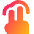 Two Finger Tap Icon from Core Gradient Set