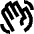 Waving Hand Icon from Sharp Remix Set