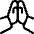 Hand Pray icon - Free transparent PNG, SVG. No sign up needed.