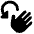 Sign Language Please Icon from Ultimate Bold Set