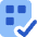 App Ipad Badge Checkmark Icon from Core Flat Set