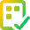 App Ipad Badge Checkmark Icon from Core Gradient Set