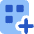 App Ipad Badge Plus Icon from Core Flat Set