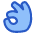 Ok Hand icon - Free transparent PNG, SVG. No sign up needed.