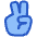 Peace Hand Icon from Plump Duo Set