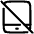 Tablet Disable Icon from Plump Line Set
