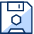 Floppy Disk 1 Icon from Cyber Duotone Set