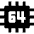 64 Bit Chip icon - Free transparent PNG, SVG. No sign up needed.