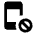 App Blocking Fill Icon from Rounded Fill - Material Pro Free Set