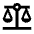 Balance Fill Icon from Sharp Fill - Material Pro Set