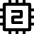 Computer Chip 2 Cores icon - Free transparent PNG, SVG. No sign up needed.