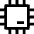 Computer Chip Icon from Nova Line Set