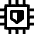 Computer Chip Security Icon from Nova Line Icon Set