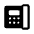 Deskphone Fill Icon from Rounded Fill - Material Symbols Set