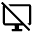 Desktop Access Disabled Icon from Outlined Line - Material Symbols Set