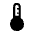 Device Thermostat Icon from Sharp Line - Material Symbols Set