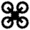Drone Alt Fill Icon from Sharp Fill - Material Pro Set