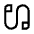 Earbuds Icon from Sharp Line - Material Symbols Set