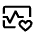 Ecg Icon from Outlined Line - Material Symbols Set