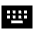 Keyboard Alt Fill Icon from Sharp Fill - Material Pro Set