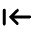 Keyboard Tab Rtl Icon from Rounded Line - Material Pro Set