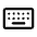 Keyboard Icon from Rounded Line - Material Symbols Set