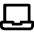 Laptop 2 Icon from Nova Line Set