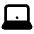 Laptop Mac Fill Icon from Rounded Fill - Material Pro Set