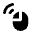 Left Click Mouse Fill Icon from Rounded Fill - Material Pro Set