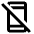 Mobile Off Icon from Rounded Line - Material Pro Set