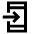 Open In Phone Icon from Sharp Line - Material Pro Set