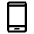 Phone Android Icon from Rounded Line - Material Symbols Set