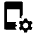 Phonelink Setup Fill Icon from Outlined Fill - Material Pro Set