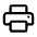 Print Icon from Rounded Line - Material Symbols Set