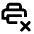 Print Disconnect Icon from Rounded Line - Material Pro Set