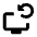 Reset Tv Icon from Rounded Line - Material Pro Set