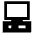 Retro Computer Fill Icon from Sharp Fill - Material Pro Set