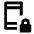 Screen Lock Portrait Icon from Outlined Line - Material Pro Set