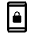 Screen Lock Portrait Icon from Outlined Line - Material Symbols Set