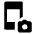 Smartphone Camera Fill Icon from Outlined Fill - Streamline Material Icons Set