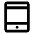 Tablet Mac Icon from Rounded Line - Material Pro Set