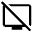 Tv Off Icon from Outlined Line - Material Symbols Set