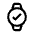 Watch Check Icon from Rounded Line - Material Symbols Set | Free Download as SVG Vector and Transparent PNG | Streamline icons