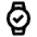 Watch Check Icon from Outlined Line - Material Pro Set